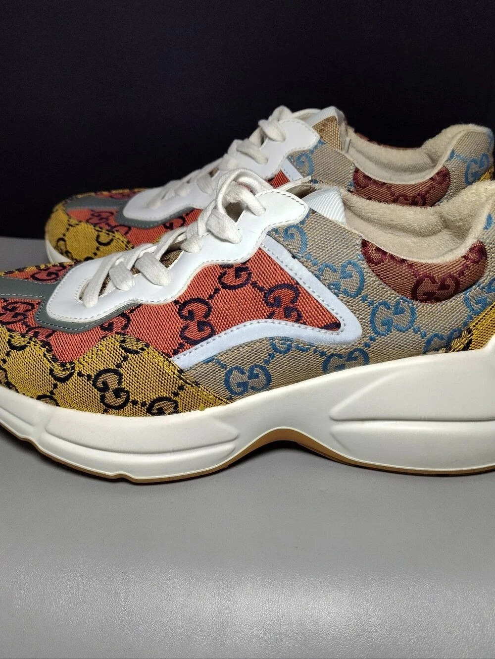 Size 7 - Gucci Rhyton GG Monogram - Multi-Color W